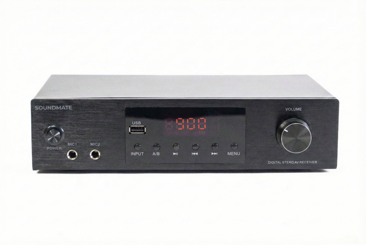 SoundMate HBS-05 Enceintes Bibliothèque & Amplificateur Bundle