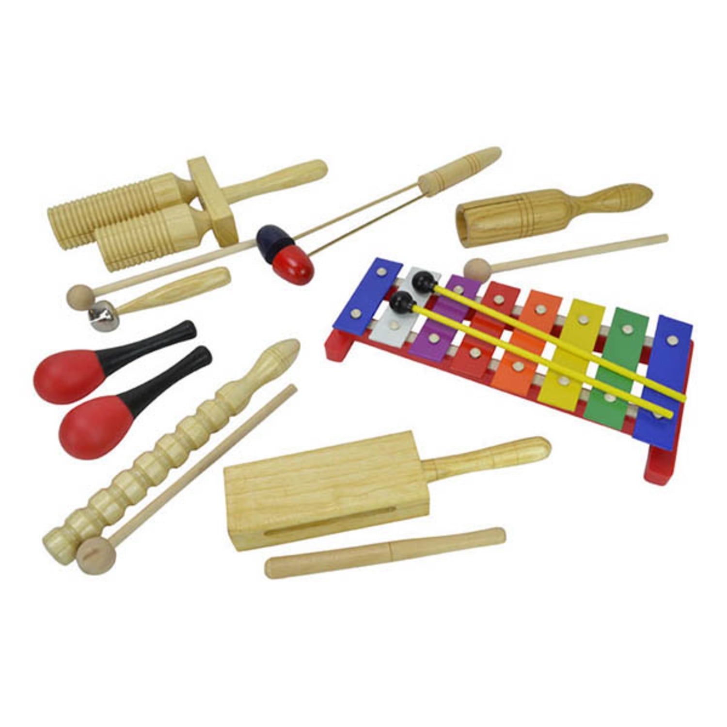 Children percussion set with 8 parts