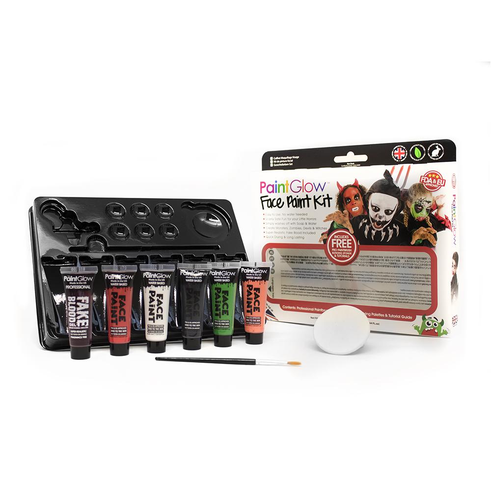 Children's "little monsters" face and body paint set