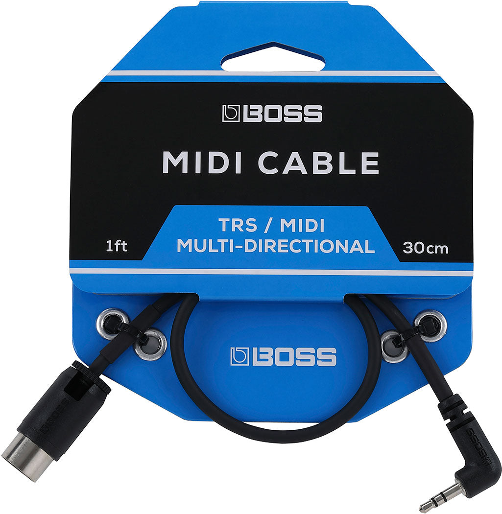 Boss BMIDI-1-35 TRS to MIDI adapter cable (30cm)