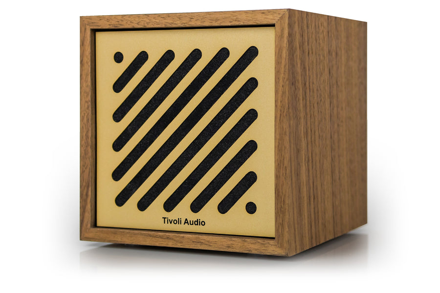 Enceinte Bluetooth Tivoli Audio Boutigue, noyer/or
