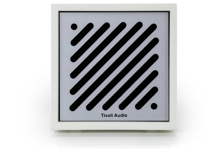 Enceinte Bluetooth Tivoli Audio Boutigue, blanche/argentée