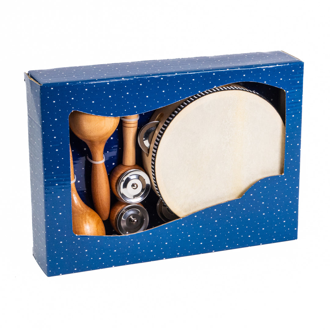 Coffret cadeau Percussion en bois pour enfants avec 3 pièces