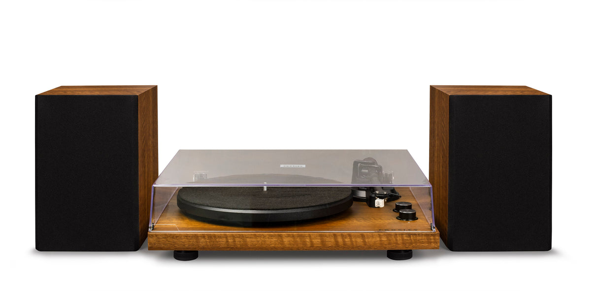 Crosley C62 Turntable with Speakers (Walnut)