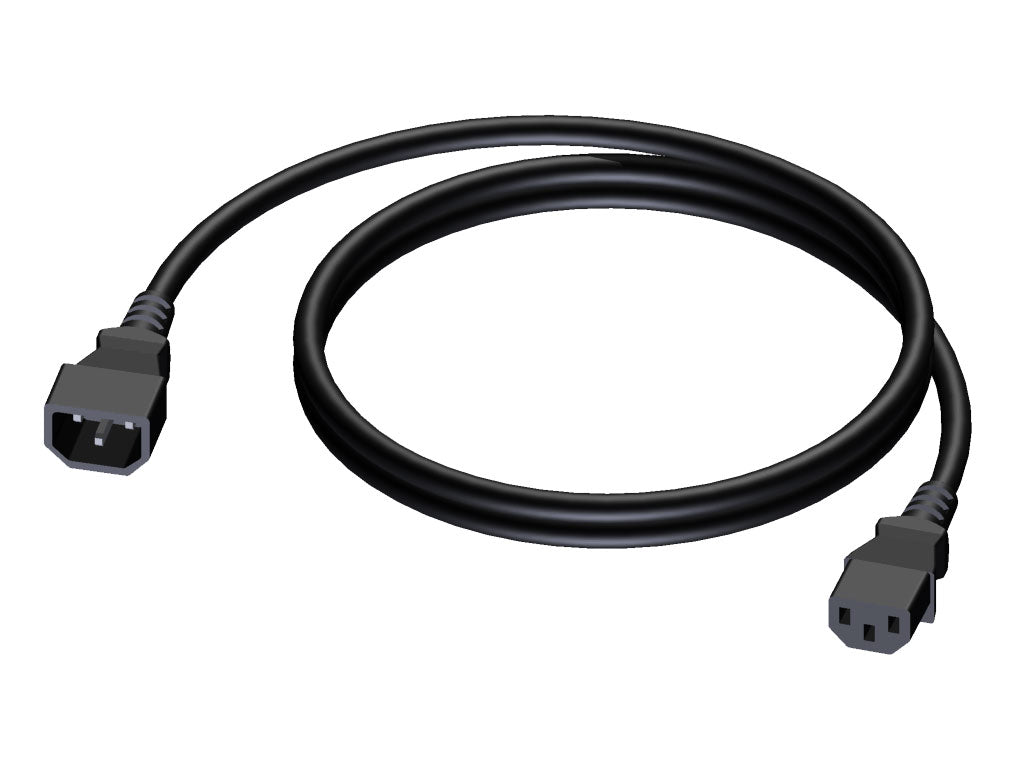 Câble d'alimentation ProCab 3 x 1,5 mm², femelle Euro>mâle Euro, 0,5 m