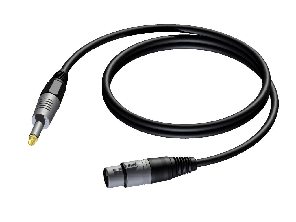 ProCab Jack > XLR hun - mikrofonkabel 5 meter