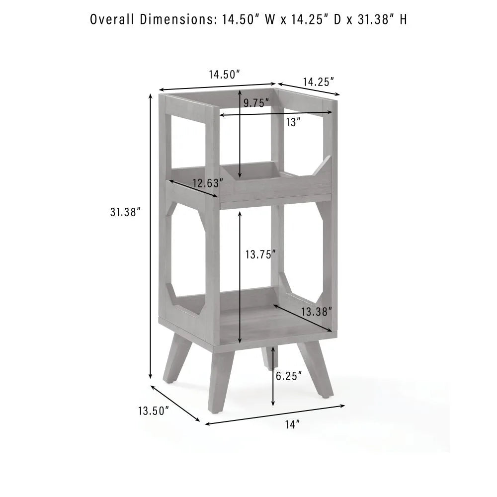 Stand de rangement pour disques vinyles Crosley Asheville Small