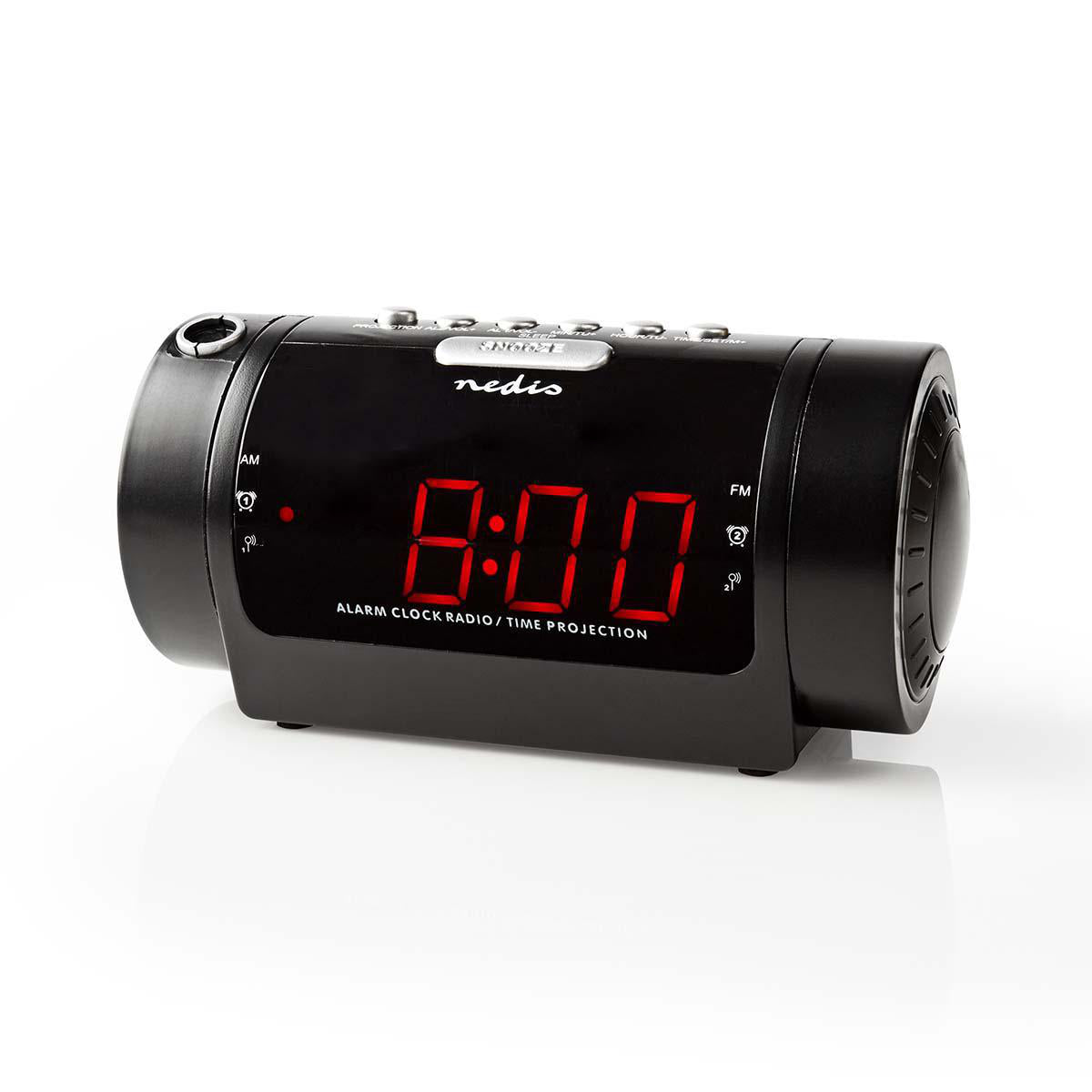 Clock radio with built-in projector