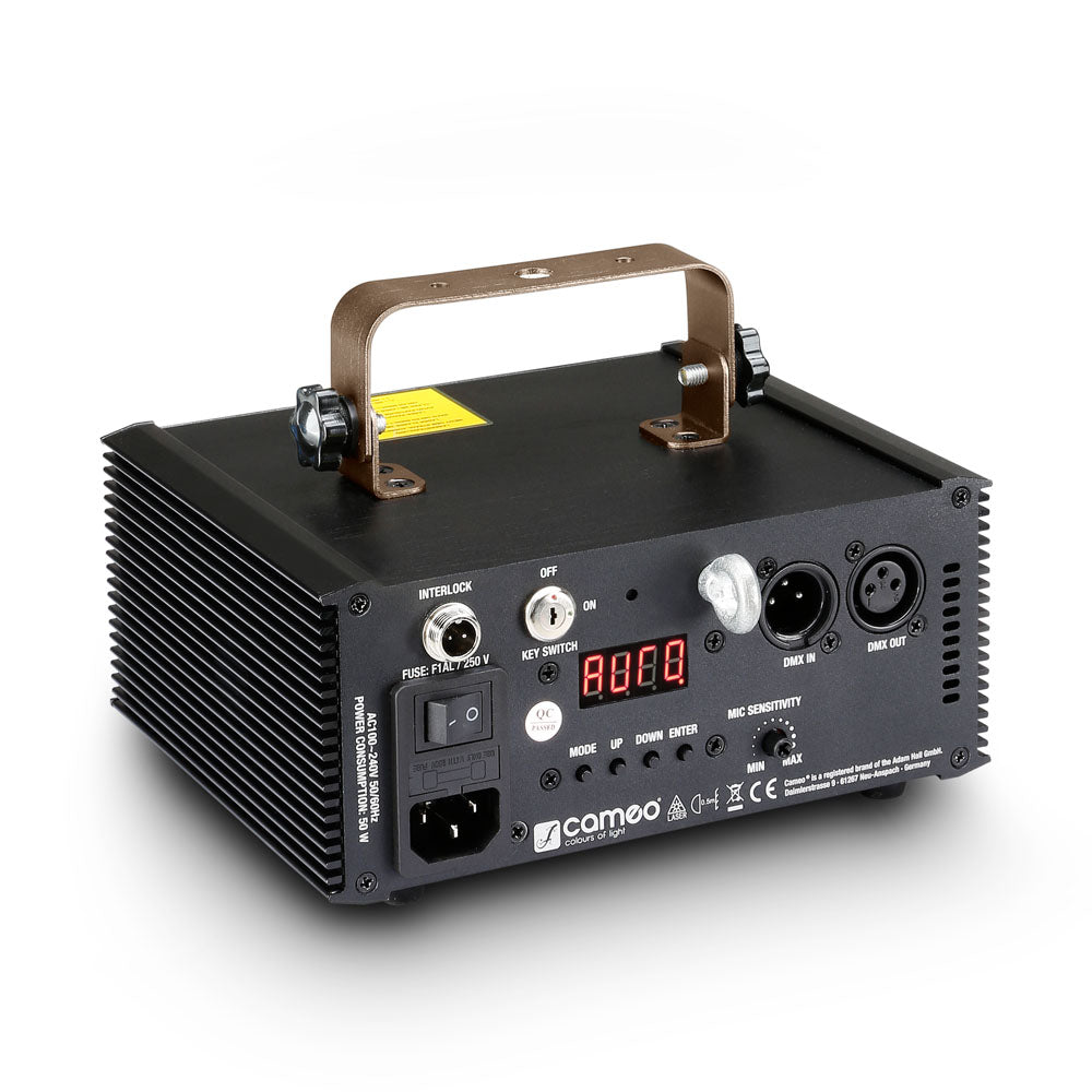 Cameo WOOKIE 200 RGY - Laser d’animation 200 mW RGY