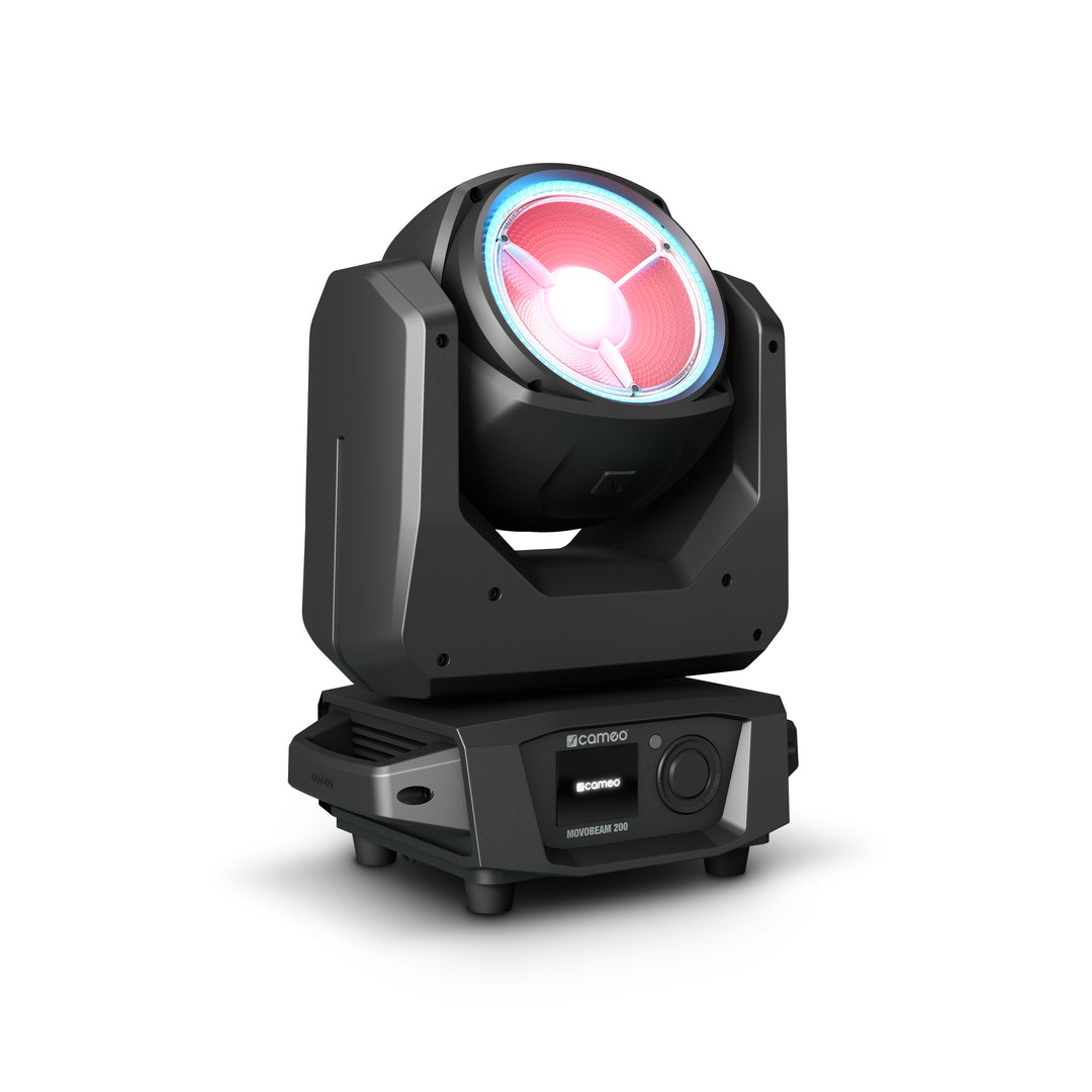 Cameo MOVO BEAM 200 - Lyre Beam asservie avec rotation infinie et anneau LED