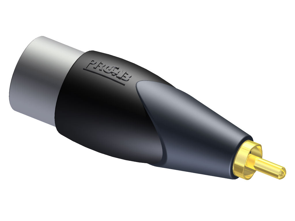 ProCab Adaptateur XLR mâle > RCA mâle