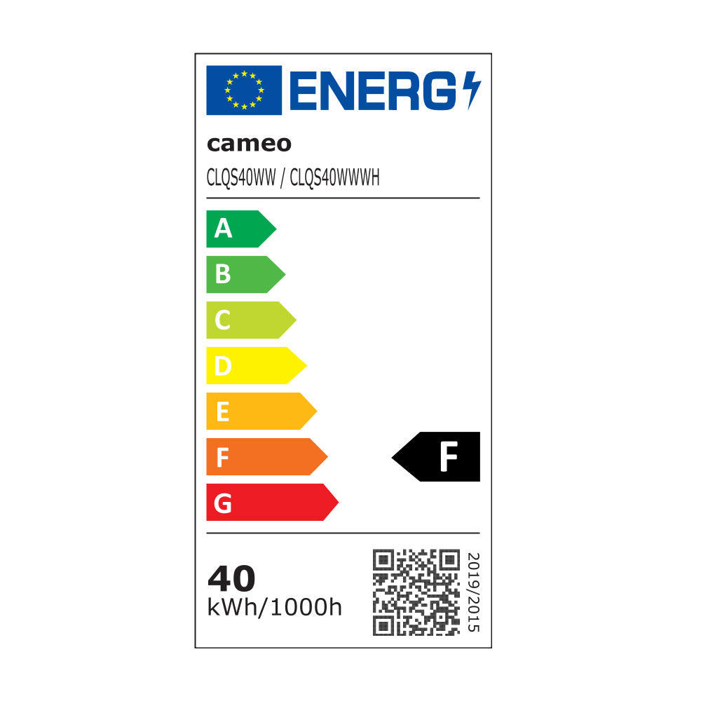 Cameo Q-SPOT 40 WW - spot compact avec LED WW 40 W, finition noire