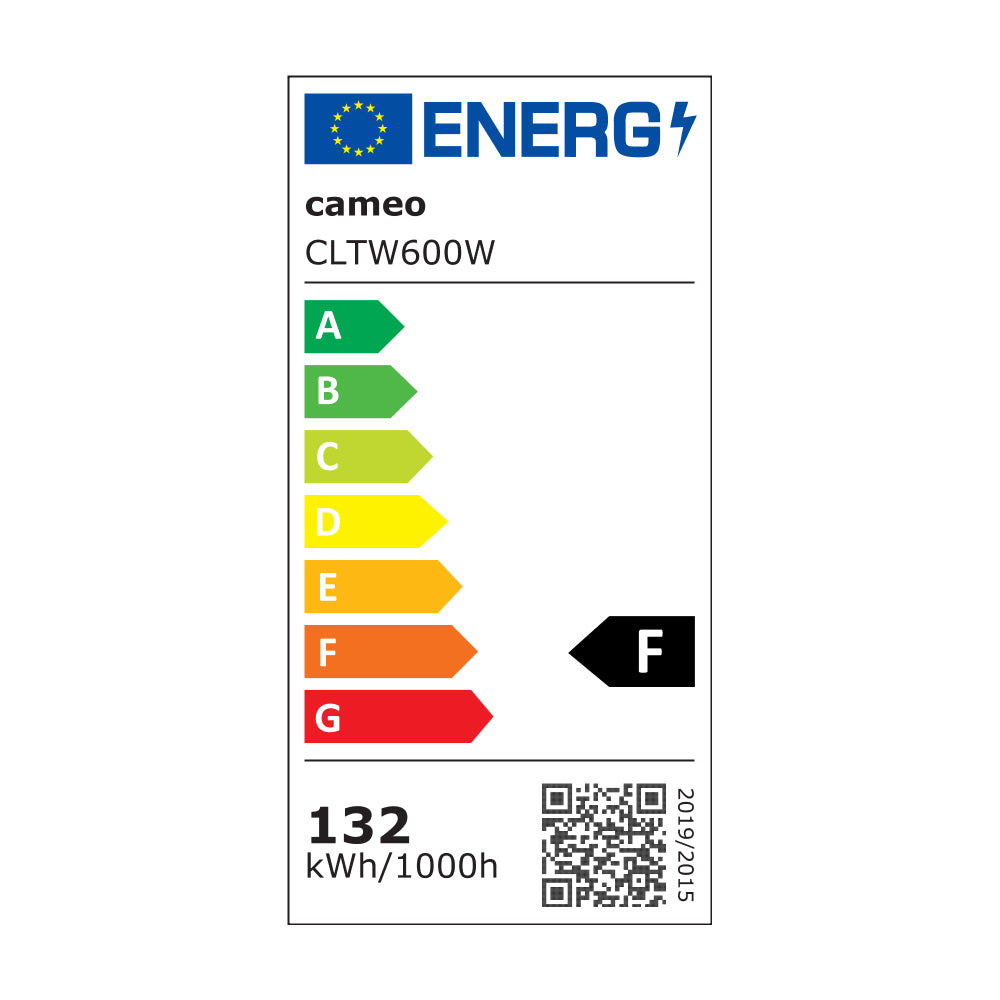 Cameo THUNDER® WASH 600 W - Éclairage 3-en-1 strobe, blinder et wash 648 x 0,2 W lumière blanche