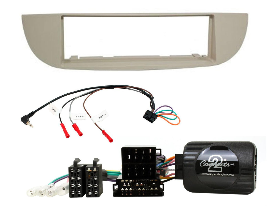 Kit de montage pour Fiat 500 2007-2015 (Beige)