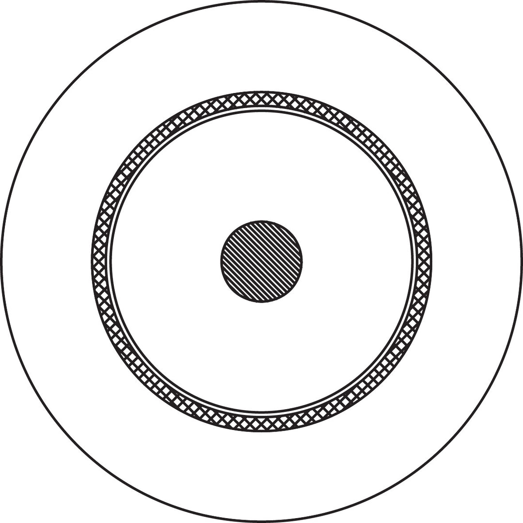 Câble coaxial vidéo ProCab 75 Ohm 4 mm, rouleau de 100 m