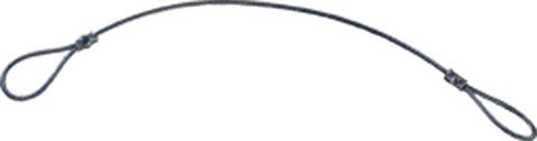 Caymon câble de sécurité en acier 4 mm 25 cm