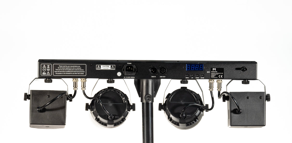 Marconi Castor Party Lyspakke (derby, wash, strobe)