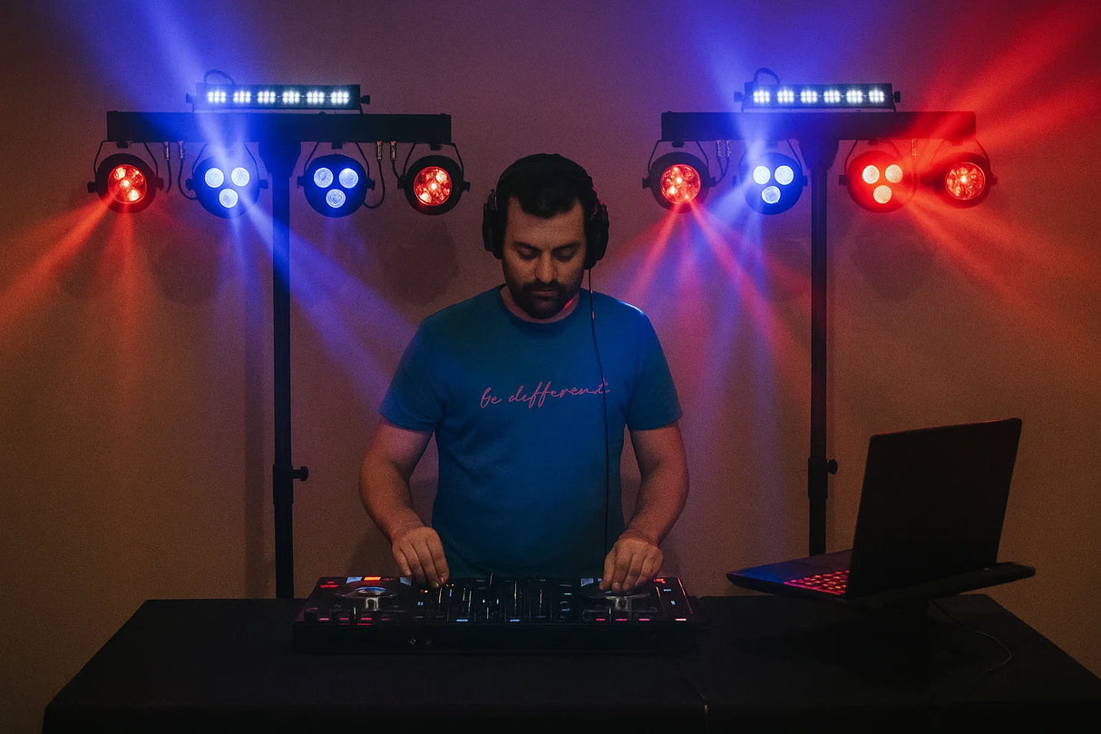 Marconi Castor Party Lyspakke (wash, strobe, UV, ball)