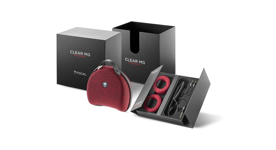 Focal Clear MG Professional Studio Headphones (Red)
