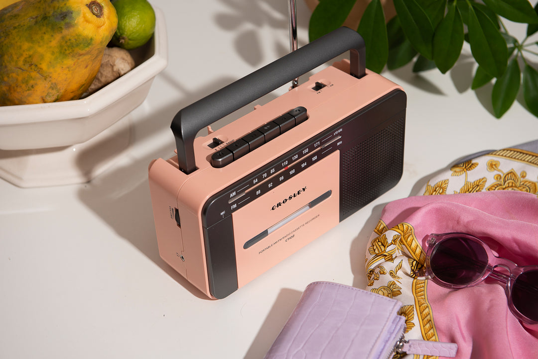 Crosley - Lecteur de Cassettes (Or Rose)