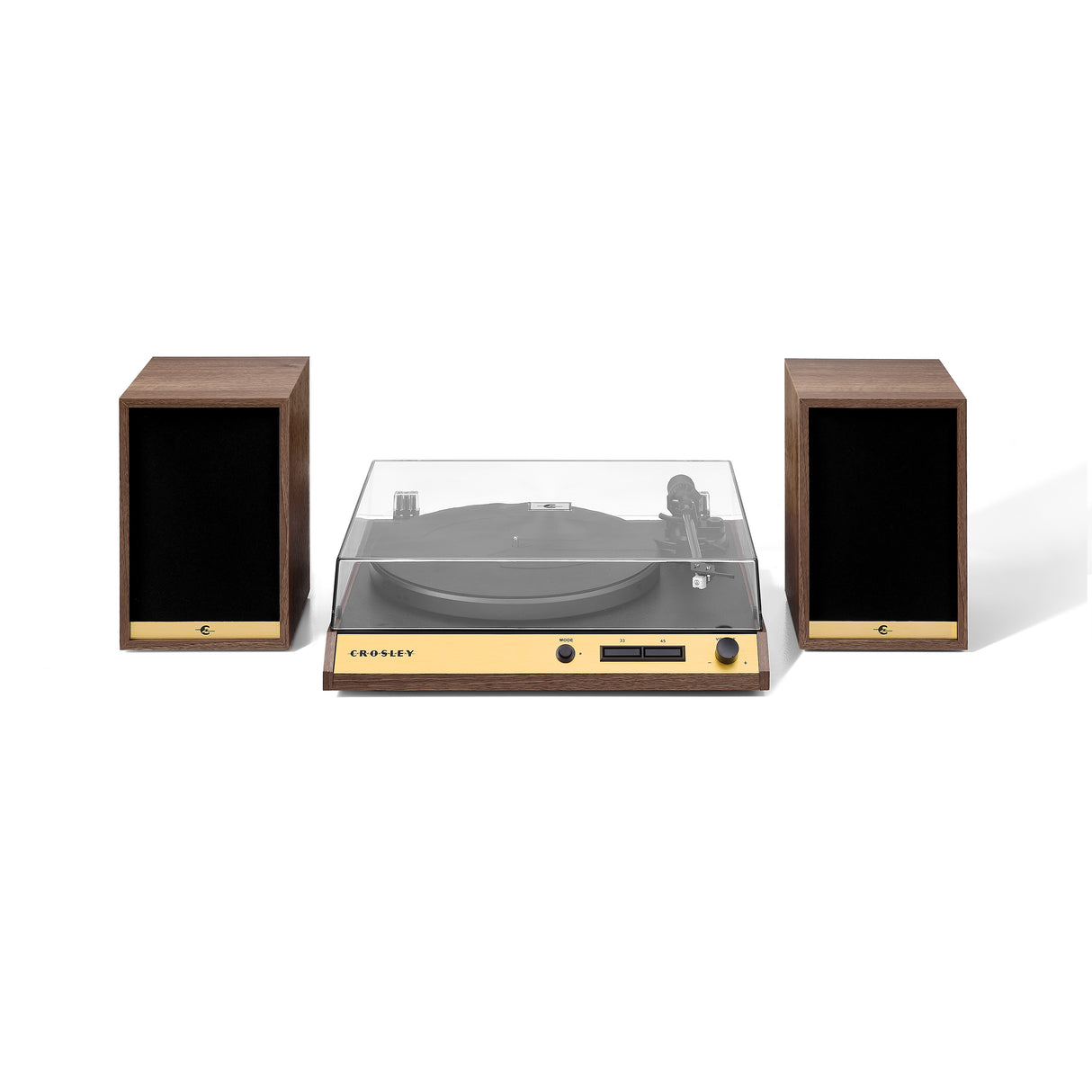 Crosley C72 Turntable with Speakers (Walnut)