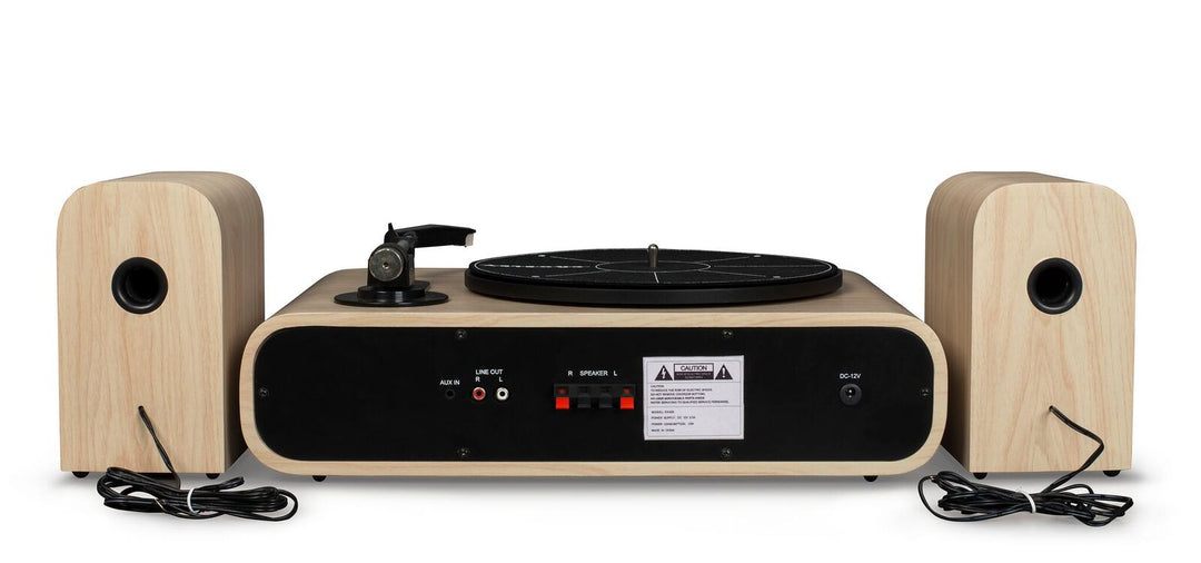 Crosley Gig Platine avec haut-parleurs (Naturel)