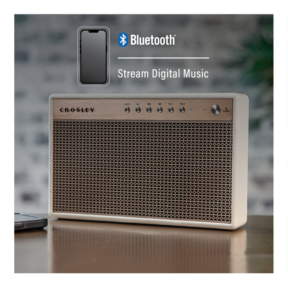 Crosley Montero Haut-parleur Bluetooth (Blanc)