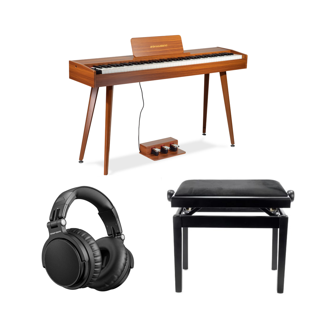 Grooveland DDP-140 Piano numérique (Foncé) Pack