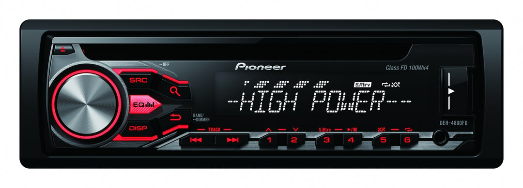 Pioneer DEH-4800FD High power autoradio 1-DIN