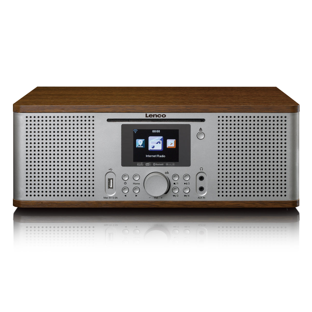 Lenco DIR-270 Internet Radio, Wood