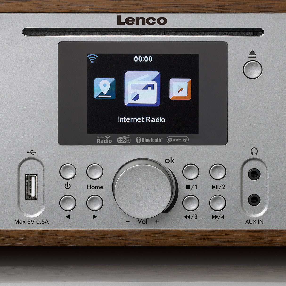 Lenco DIR-270 Internet Radio, Wood