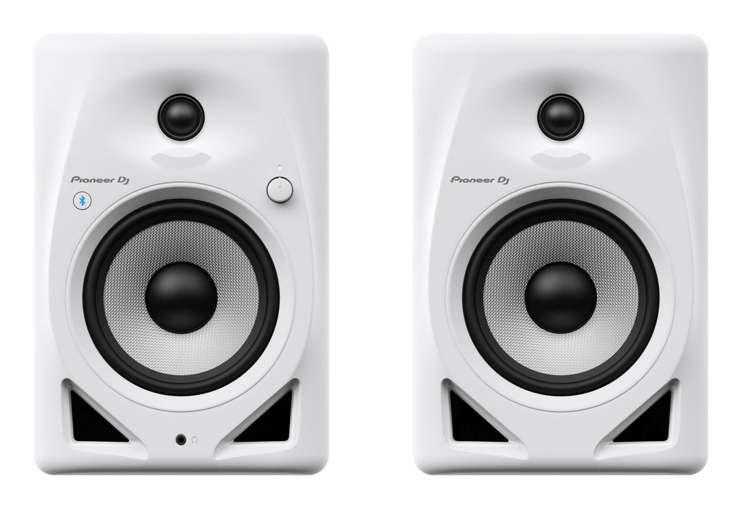 Pioneer DJ DM-50D-BT-W - Moniteurs de Studio avec Bluetooth (Blanc)