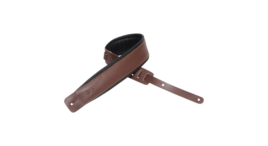 Levys DM1PD sangle de guitare 3", marron