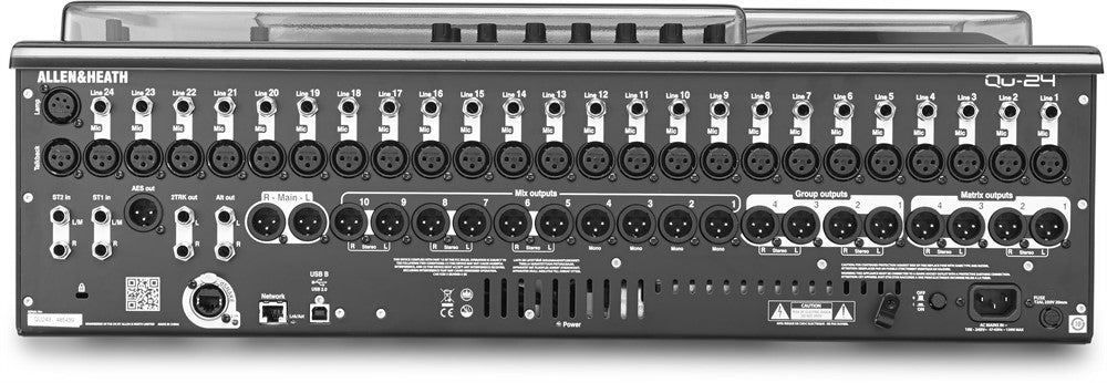 Decksaver Housse de protection cover pour Allen & Heath QU-24
