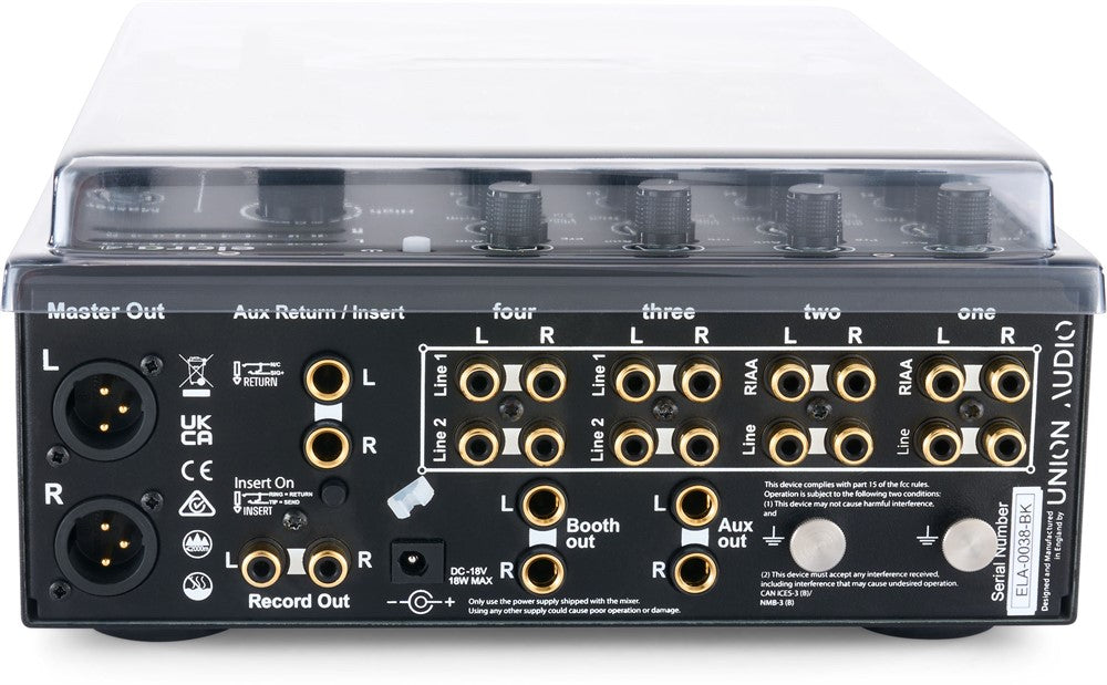 Decksaver Housse de protection cover pour Union Audio elara.4