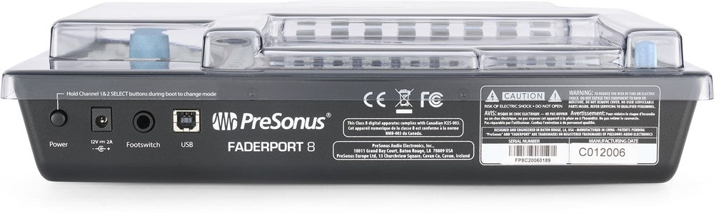 Housse de protection cover Decksaver pour PreSonus FaderPort 8