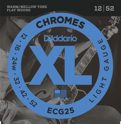 Daddario ECG25 Cordes de Guitare (Light, 12-52)