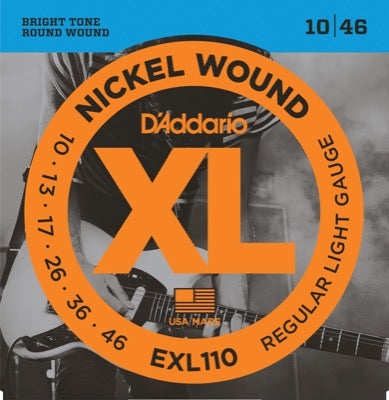 Daddario EXL110 Guitar Strings (Regular Light 10-46)