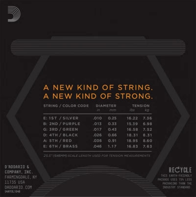 Daddario NYXL Guitar Strings (10-46)