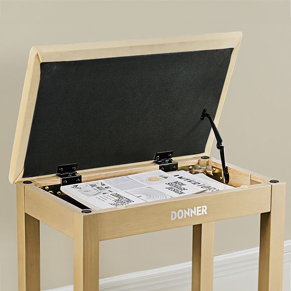 Donner Bench Banquette de piano beige