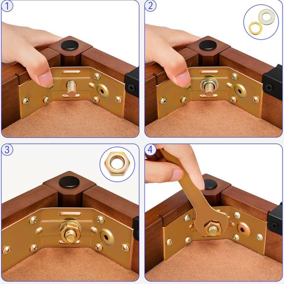 Donner Bench Banquette de piano marron