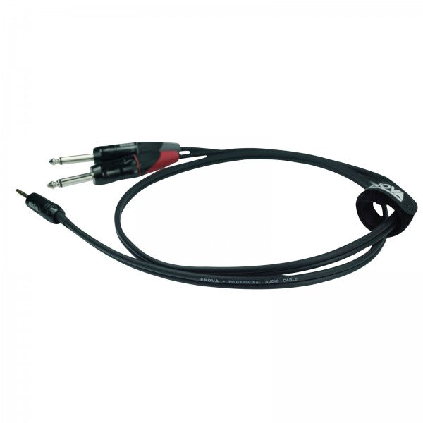 Enova câble adaptateur minijack minijack vers 2 x jack 2 mètres