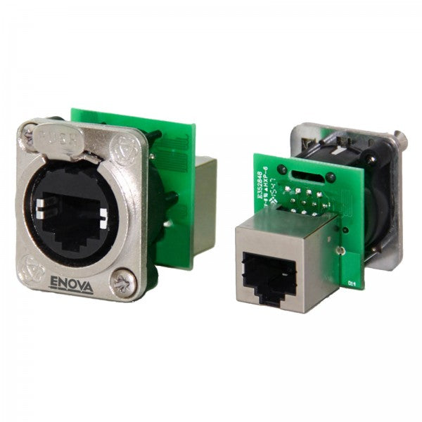 Enova traversée de châssis RJ45 CAT5E vierge