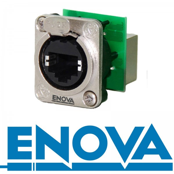 Enova traversée de châssis RJ45 CAT5E vierge