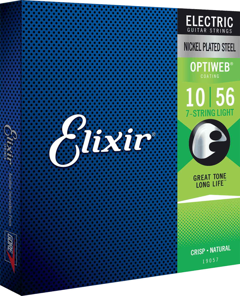 Elixir Optiweb Guitar Strings (7-String 10-56 Light)
