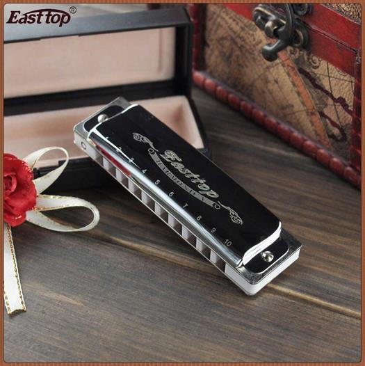 Easttop T008 Harmonicas Blues Harp (F, Argent)