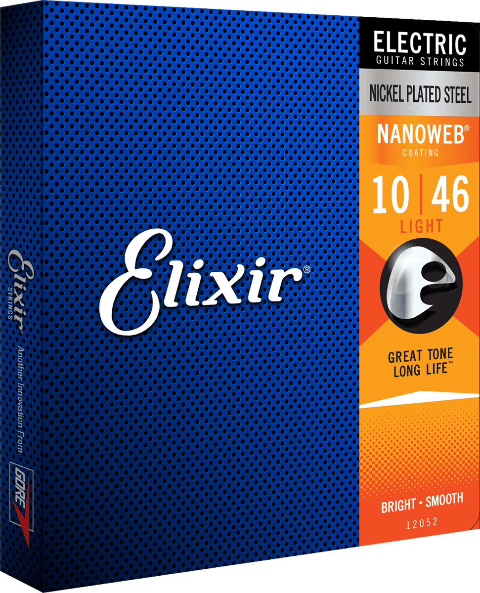 Elixir Nanoweb Cordes de Guitare (Light, 10-46)