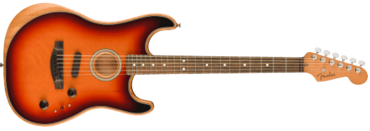 Fender American Acoustasonic Stratocaster Electric Guitar (3-Color Sunburst)