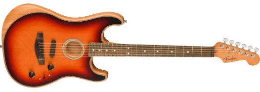 Fender American Acoustasonic Stratocaster Electric Guitar (3-Color Sunburst)