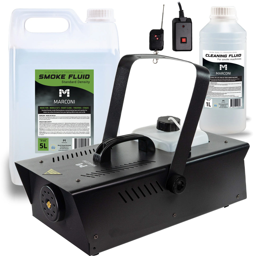 Marconi Machine à brouillard (1200W) Bundle